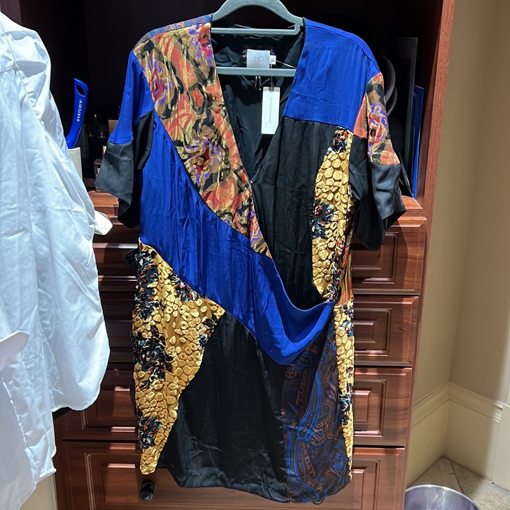 NWT HD in Paris Anthropologie Faux Wrap Dress